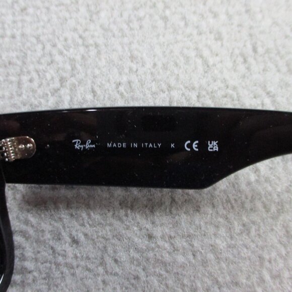 Rayban Mega Wayfarer Sunglasses RB0840S 901/31 Black New Condition with Case - Picture 4 of 4